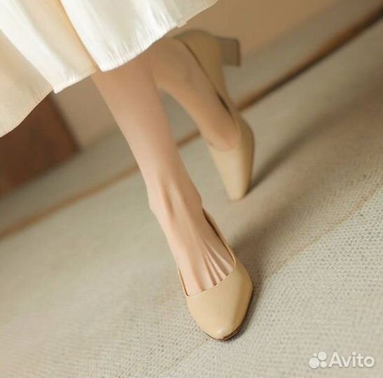 Туфли лодочки натуральная кожа размер 37 (24.0)