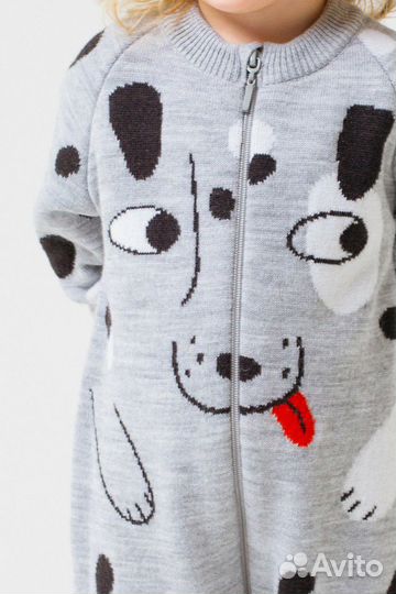 Полушерстяной комбинезон