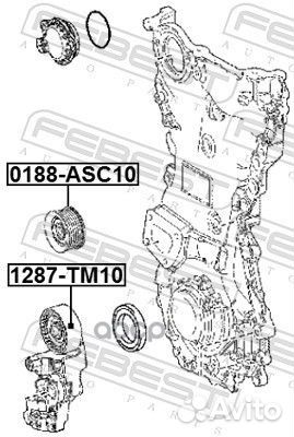 Ролик обводной приводного ремня Febest 547
