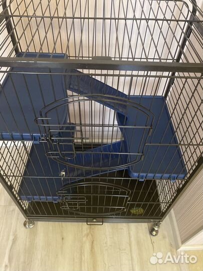 Клетка для шиншиллы многоуровневая