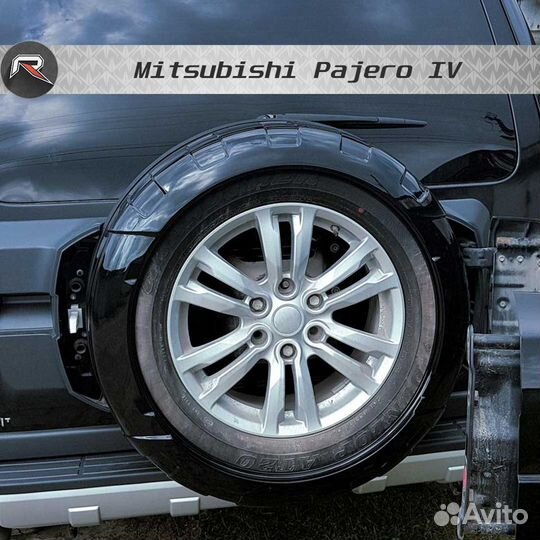Бокс запасного колеса(чехол) для Mitsubishi Pajero
