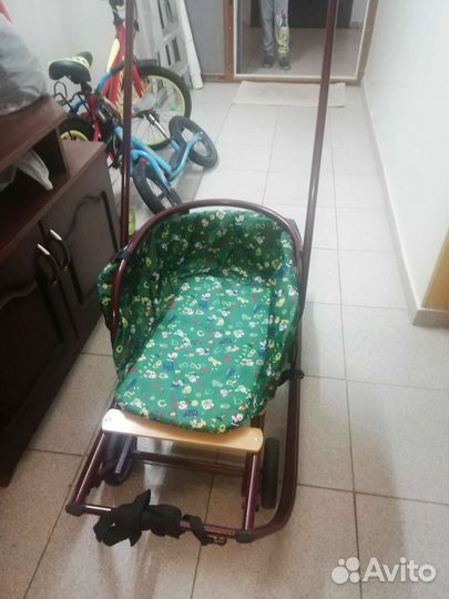 Детские санки на колесах