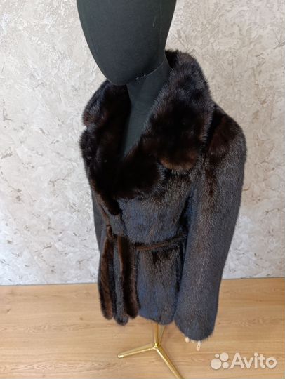 Прелестная норковая шубка на 40-42