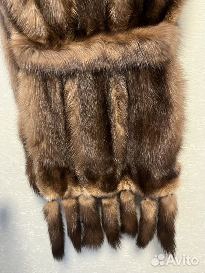 Меховая накидка женская, Манто