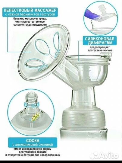 Молокоотсос ручной новый