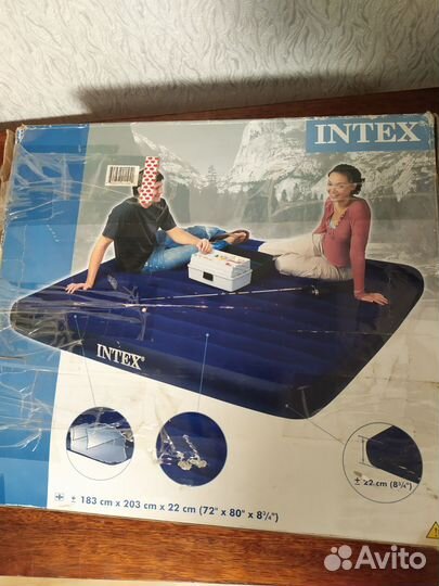 Надувной матрас intex