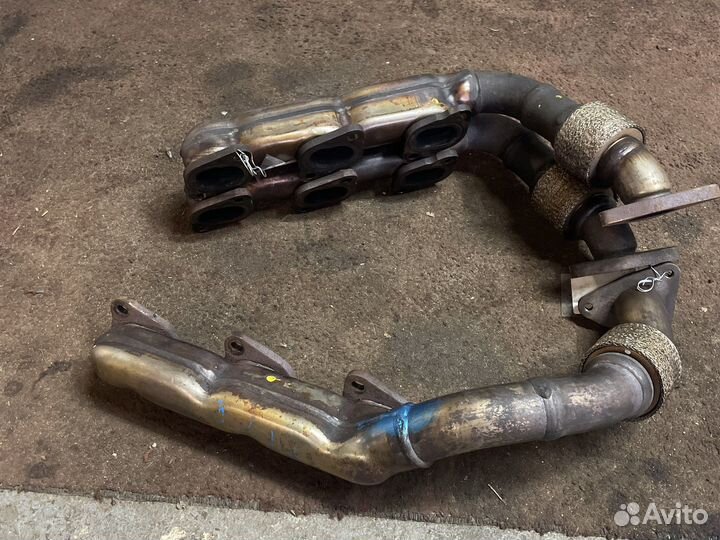 Выпускной коллектор om 642 левый