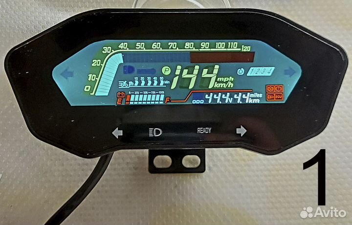 LED Приборная панель для электровелосипед. 48в-96в