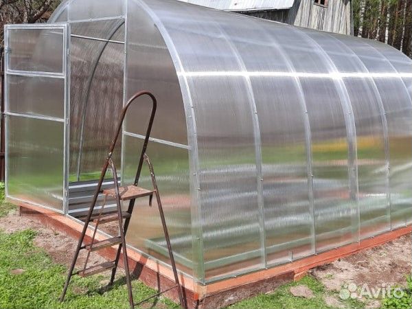 Теплица волжанка арочная (дуги 40х20)