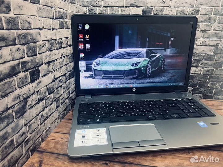 Ноутбук Hp ProBook Core i5 Radeon 8Gb В металле