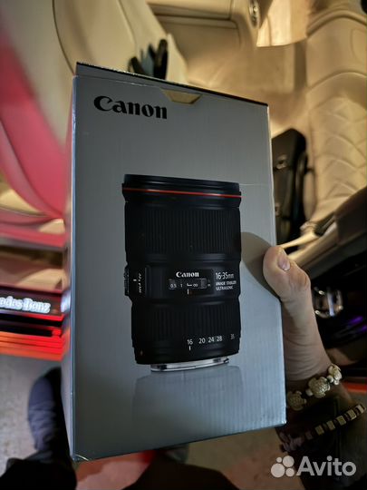 Объектив Canon EF 16-35 F/4L IS USM новый