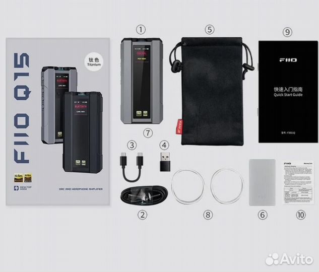 DAC FiiO Q15 2023 запечатан