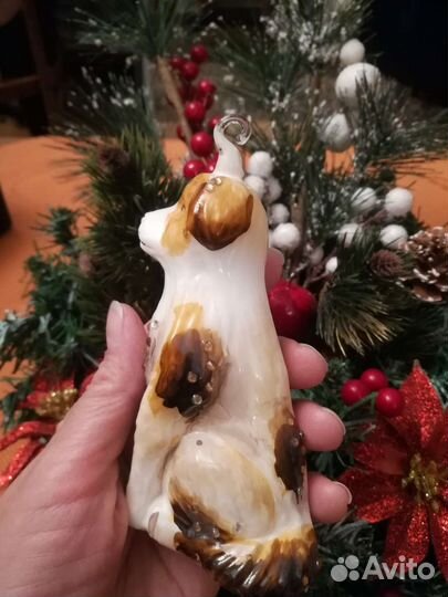 Елочные игрушки komozja, Собака