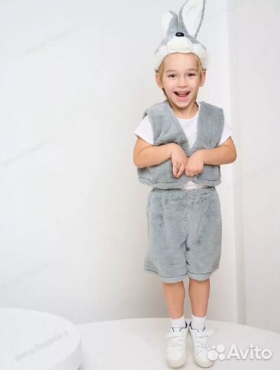 Карнавальный костюм зайчика 98-116