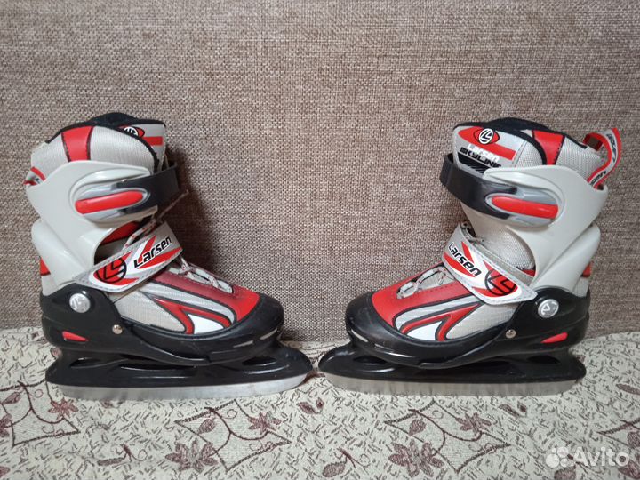 Детские раздвижные коньки р. 30-33