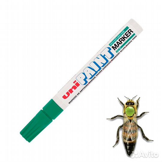 Маркер зелёный 2,8 мм. для метки маток Uni PX-20