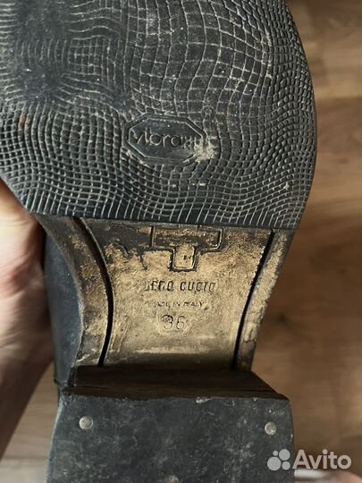 Винтажные сапоги женские