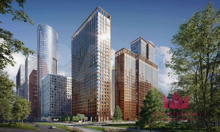 1-к. квартира, 37 м², 12/23 эт.