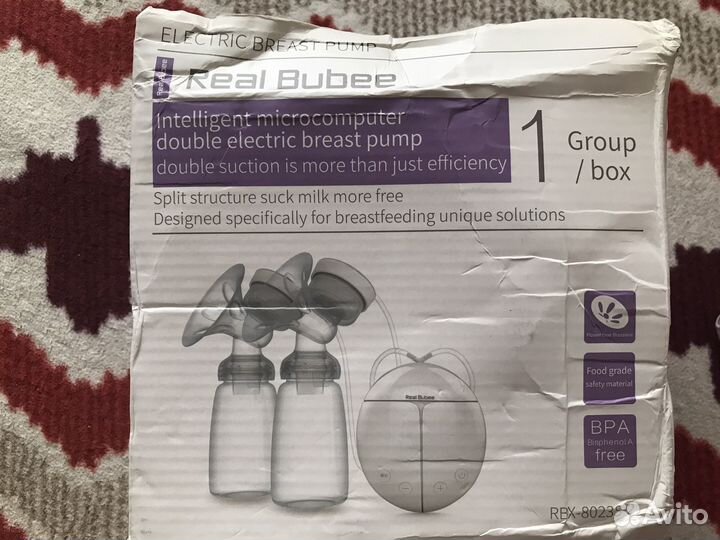 Молокоотсос электрический двойной