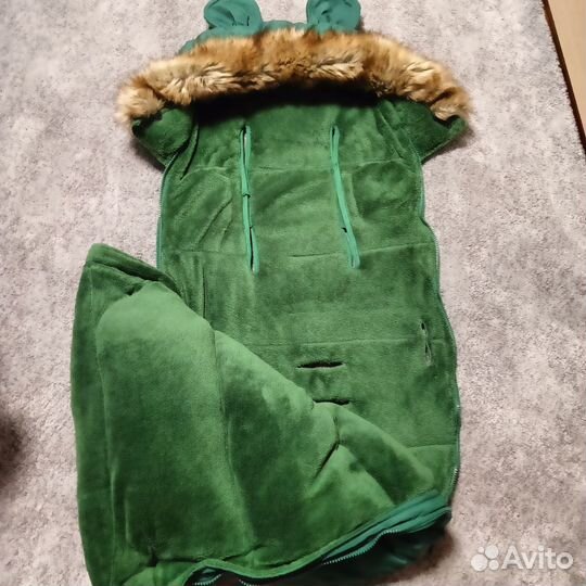 Зимний конверт в коляску