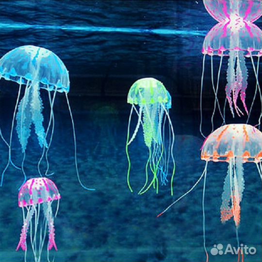 Медузы силиконовые натуралистичные 5.2см