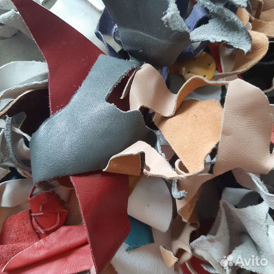 Обрезки натуральной кожи