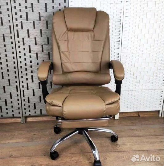 Офисное кресло кожа