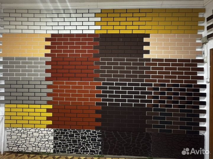 Фасадные термопанели под кирпич