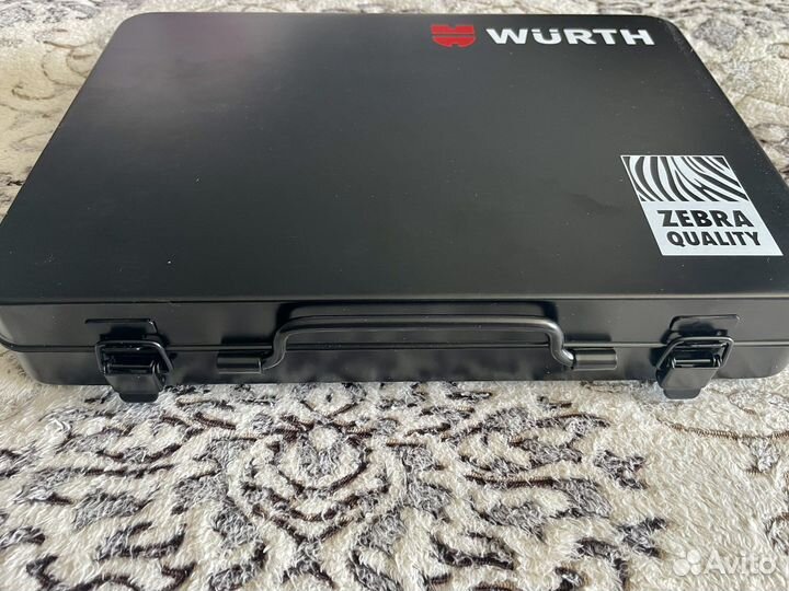 Набор торцевых головок Zebra Wurth 1/4+1/2