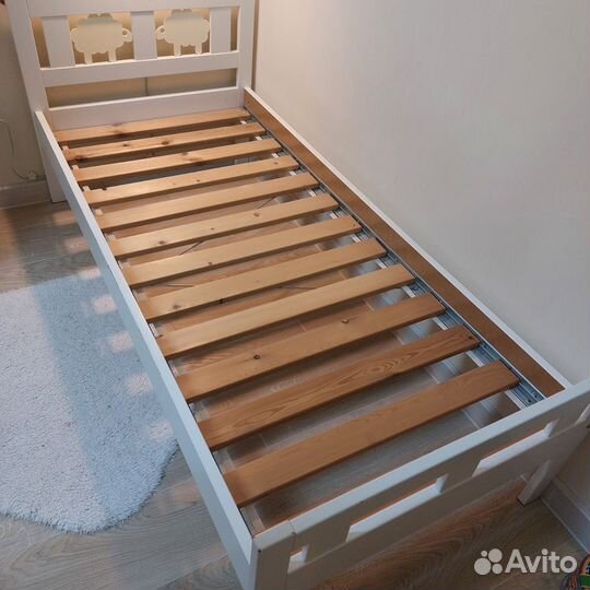 Кровать IKEA kritter + матрас ikea+бортик