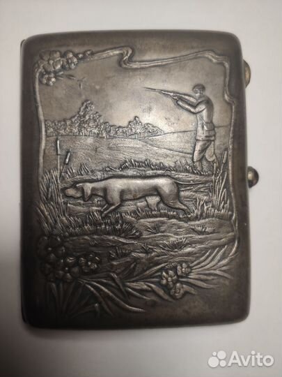 Портсигар серебряный СССР