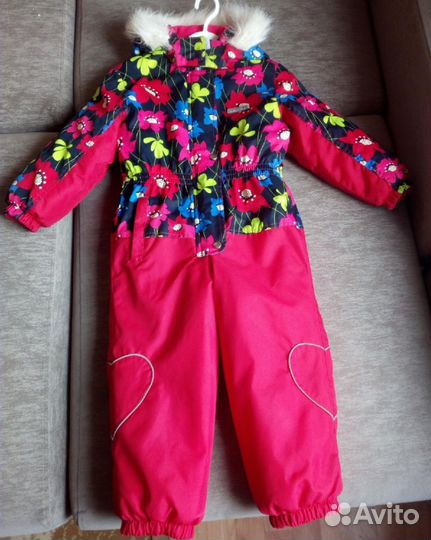 Зимний комбинезон для девочки kerry 104