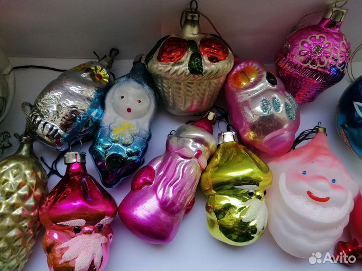 Елочные игрушки СССР