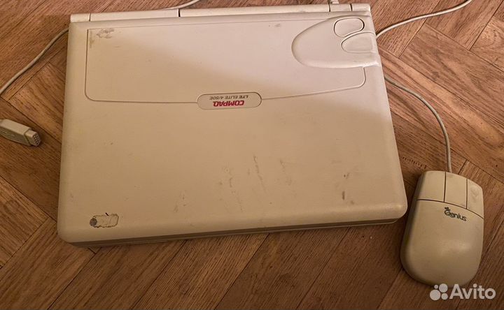 Рабочий ноутбук раритет compaq elite 4/50 e