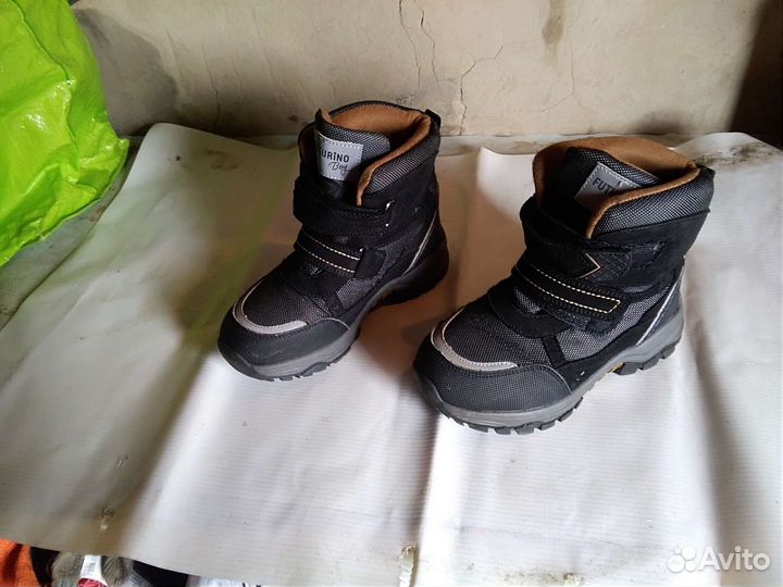 Ботинки для мальчика черные