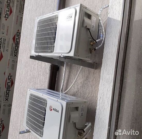 Установка кондиционера (Чистка,заправка)