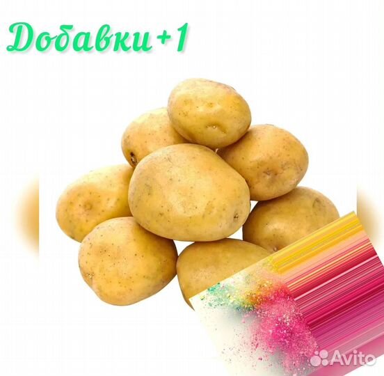 Картофель сушеный кубик 5*5/хлопья