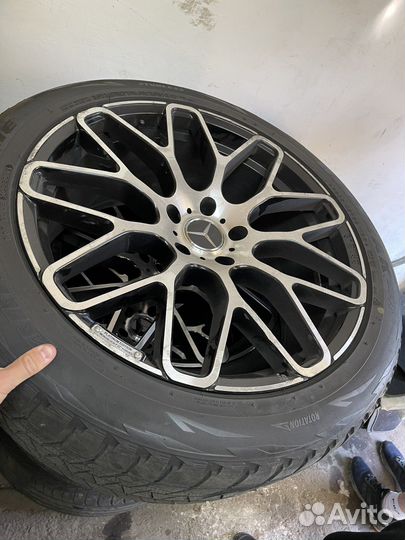 Диски с резиной на G-class r22