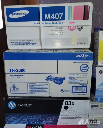 Оригинальные катриджи HP Xerox Epson Samsung ricoh