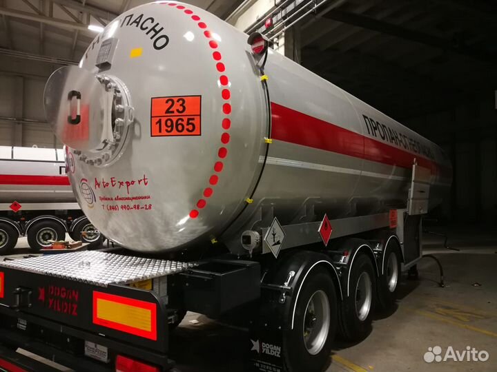 Полуприцеп газовоз Dogan Yildiz DY4 44 м3, 2023