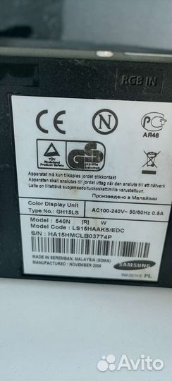 Samsung syncmaster 540n