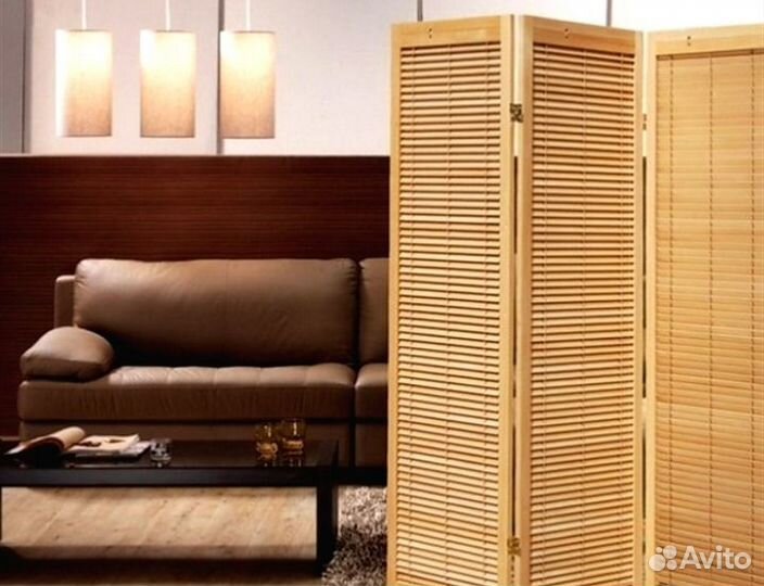 Ширма перегородка деревянная новая
