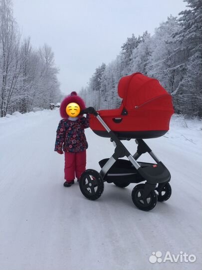 Коляска stokke trailz 2 в 1 состояние новой