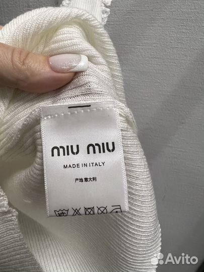 Майка miu miu