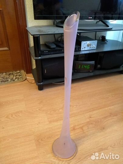 Ваза из дутого стекла 67 см