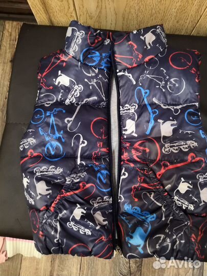 Детский жилет осень