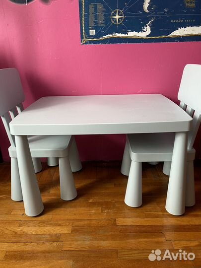 Стол детский со стульями IKEA