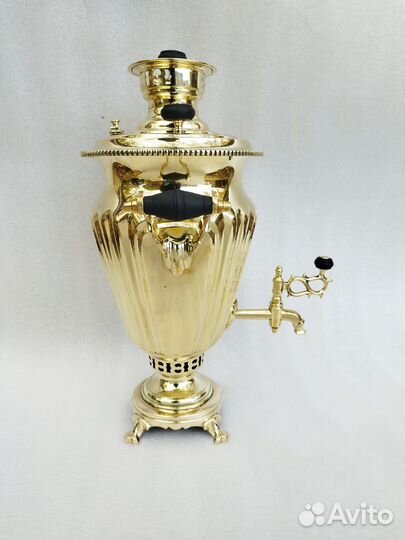 Самовар рюмка угольный тпт после реставрации