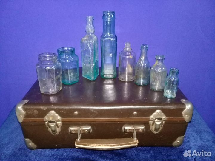 Бутылочки винтажные старые