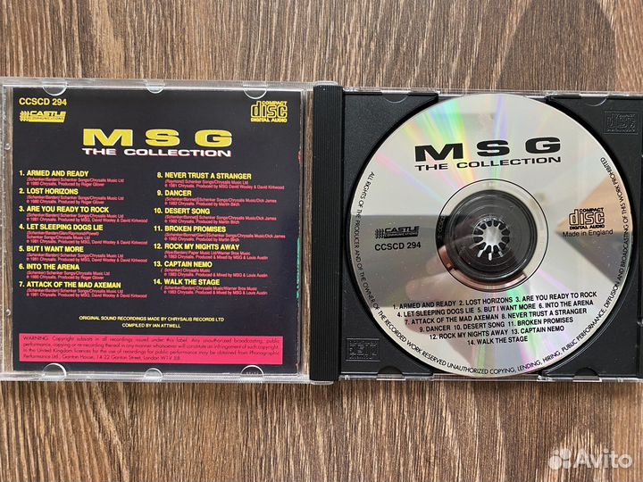 Michael schenker group (MSG) -THE collection- 1991